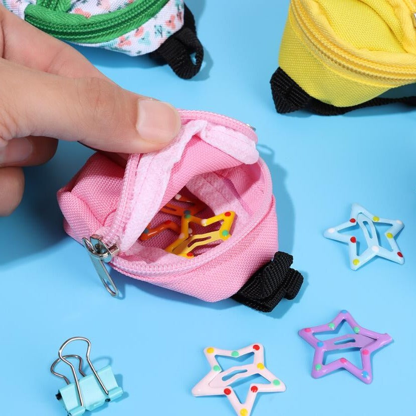for LABUBU 11.81inch Doll 1/6 BJD Doll Mini Bag Backpack Mini Doll Bag Doll House Decoration Toy Accessories for Gifts Halloween, Christmas Gift