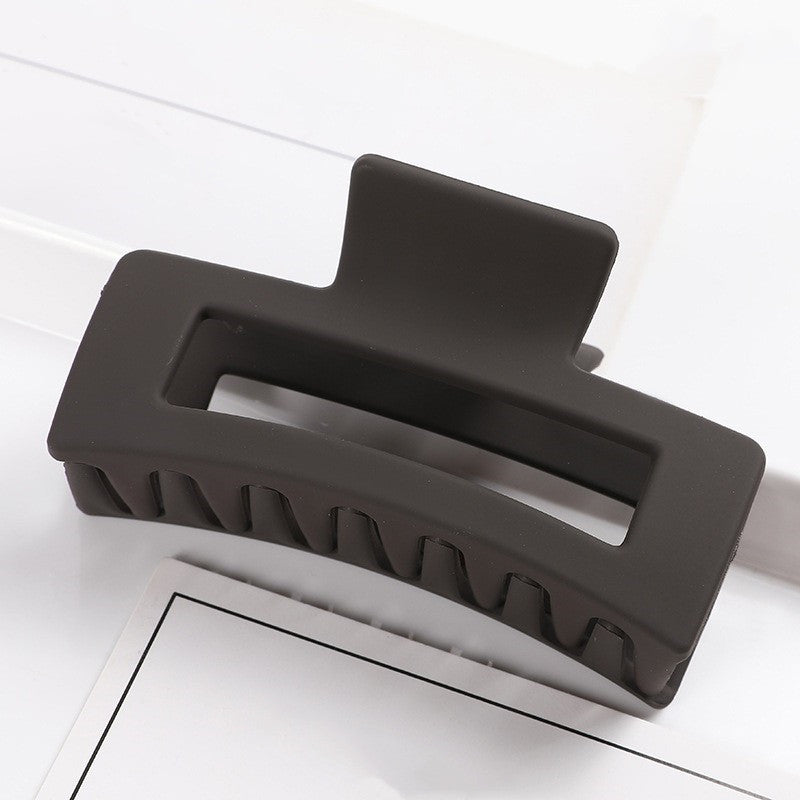 Multicolor Large Thick Acrylic Hair Clip Rectangle Hairclip Long Hair Resin Claw Clips Nonslip Jaw Clips