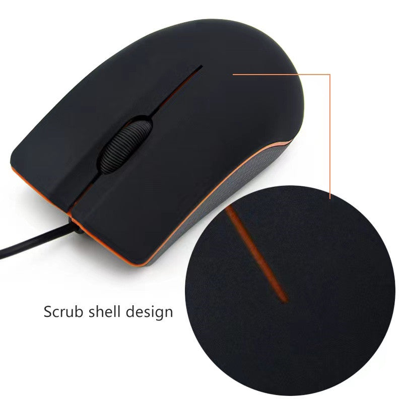 USB Wired Game Mouse Mice for PC Laptop Computer Small Mouse, Office Mouse, Computer Accessory, Cartoon Theme, Ergonomic Design, Lightweight Mouse, Plastic Construction, USB Peripheral, Precision Control, Remote Professionals