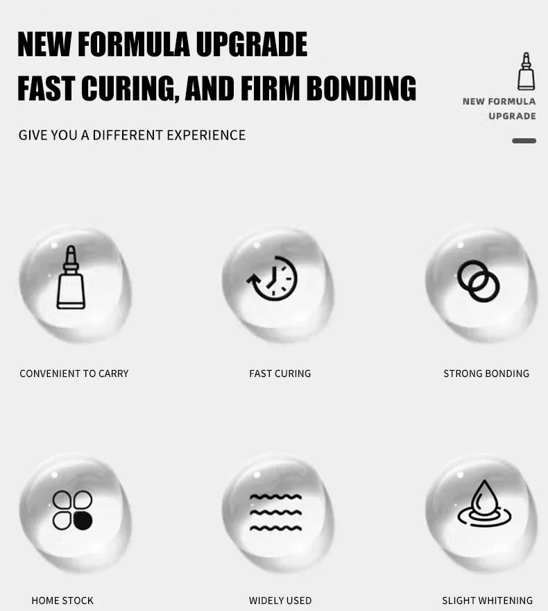 JXVX 1-5pcs 502 Super Glue Instant Quick-drying Cyanoacrylate Adhesive Leather Rubber Wood Metal Strong Bond Liquid Glue Tool