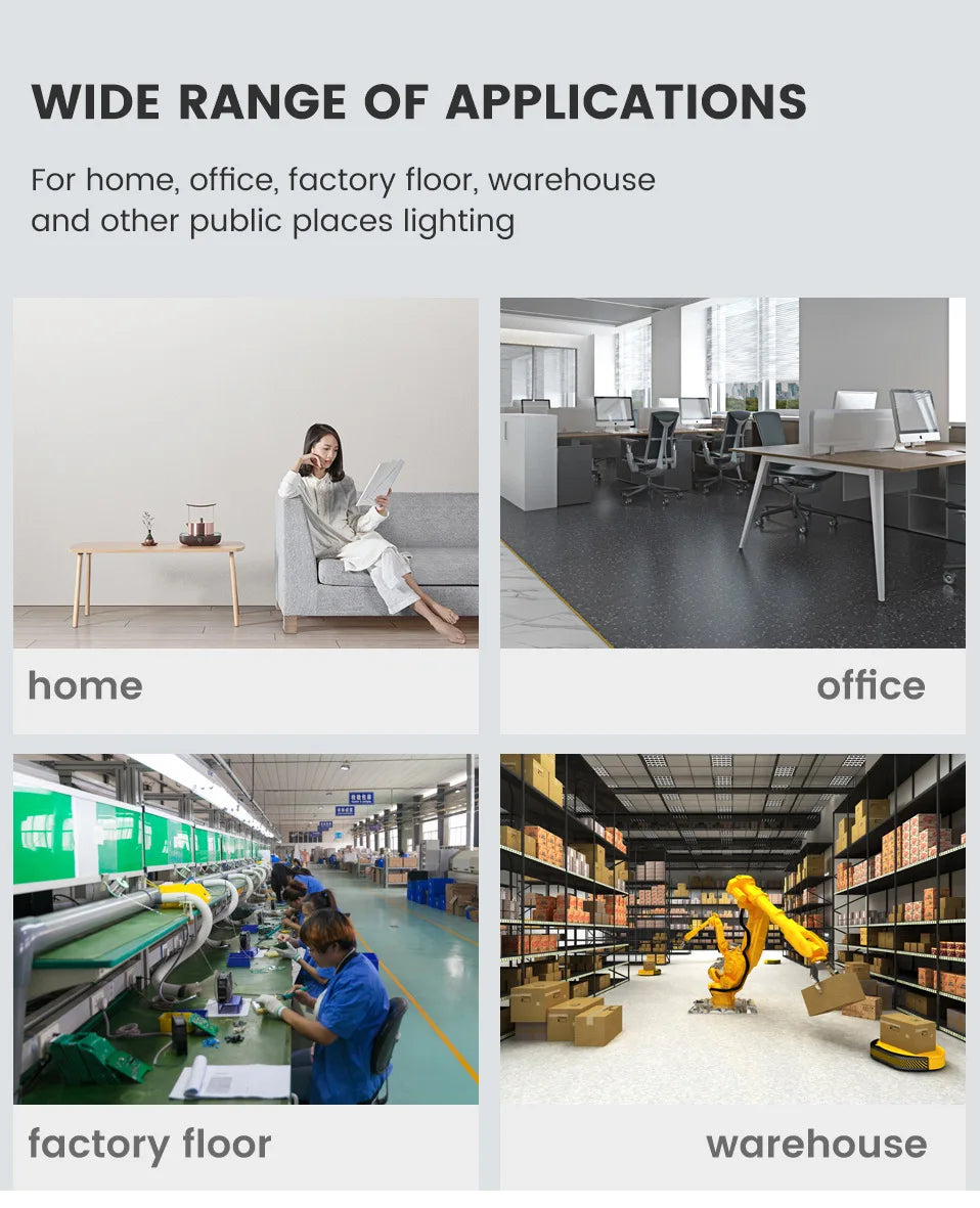 E27 Fan Shape Foldable 28W LED Bulb AC220V/110V Deformation for Home Ceiling Lights Warehouse and Garage White Light 6500K Bulb