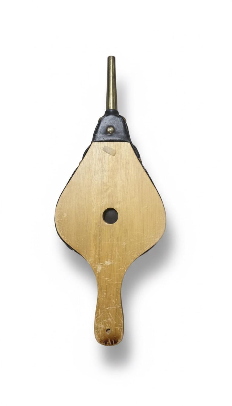 Vintage Fireplace Bellows with Flying Mallard Duck Medallion (1960s-1980s)