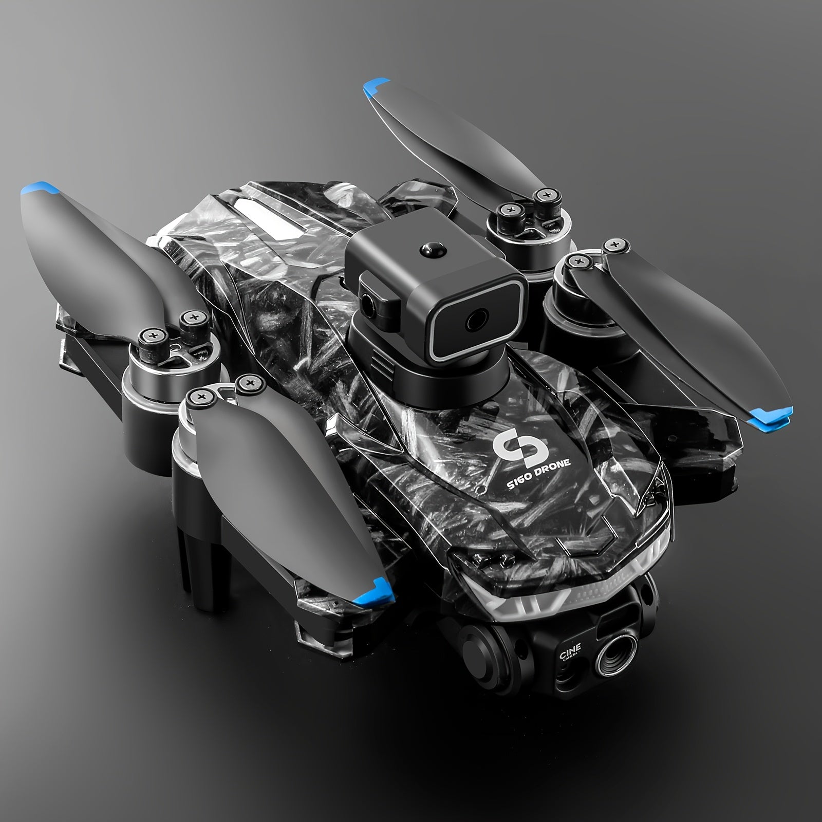 The latest drone in 2025. Screen control remote control. Long battery life Colorful LED lights. The best gift for the festival