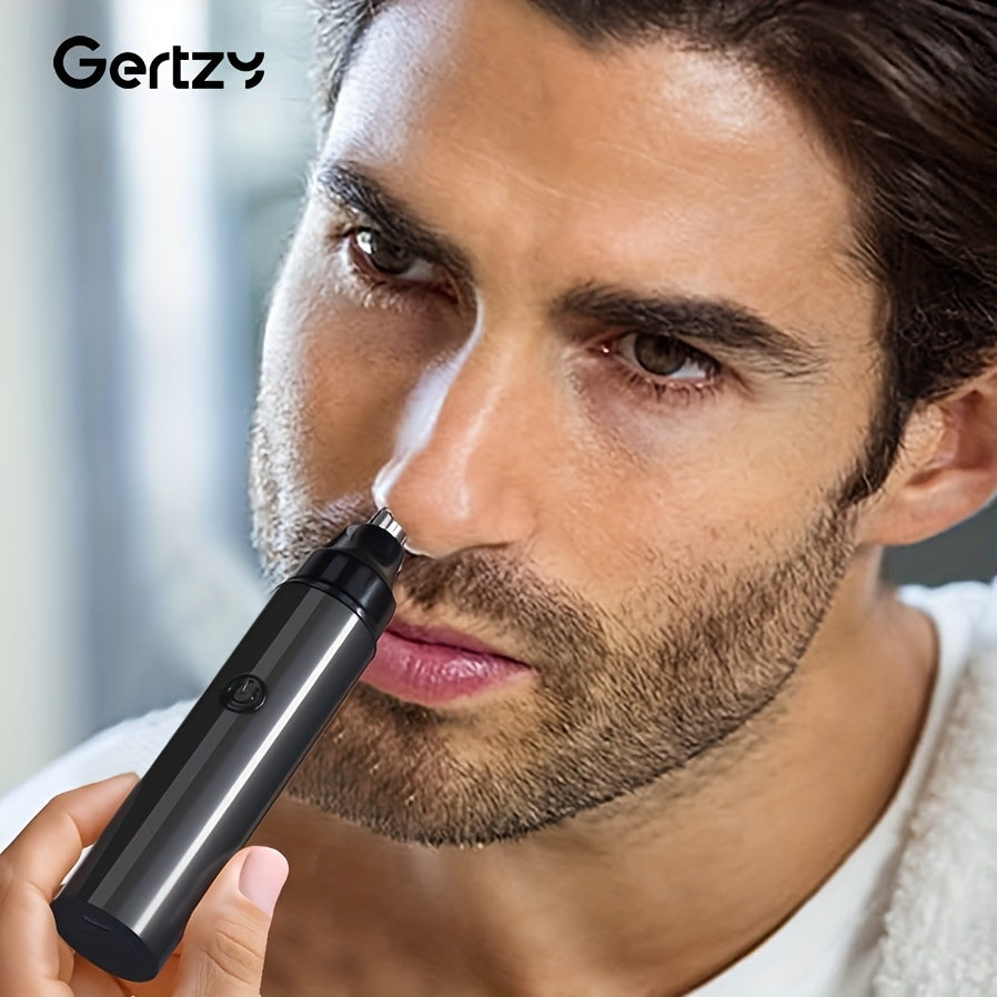 GERTZY Ear And Nose Hair Trimmer for Men Rechargeable - USB Electric Nose Hair Trimmer for Women - Painless Eyebrow Facial Hair Removal Nose Clipper, Father's Day Gift