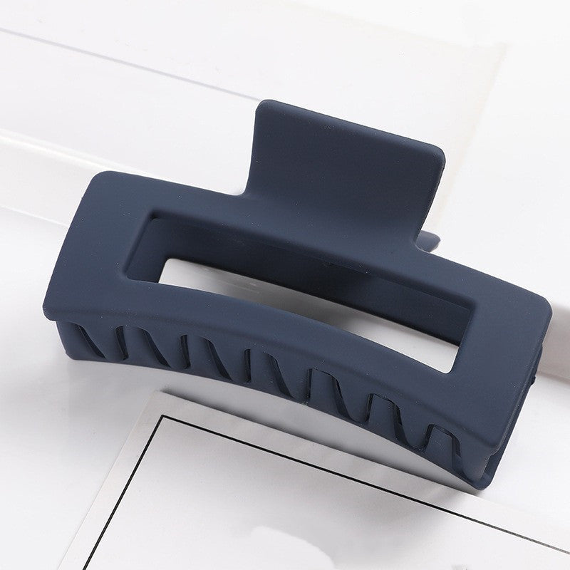 Multicolor Large Thick Acrylic Hair Clip Rectangle Hairclip Long Hair Resin Claw Clips Nonslip Jaw Clips