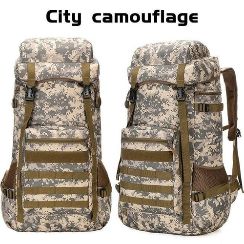 Waterproof Outdoor Camping 70L Military Backpack
